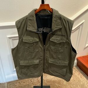 Harley-Davidson Men's Khaki Vest
